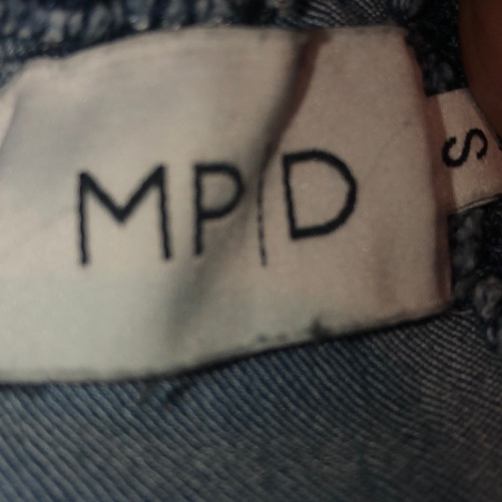 Revolve MPD Denim Ruffle Off Shoulder Dress - Picture 7 of 7